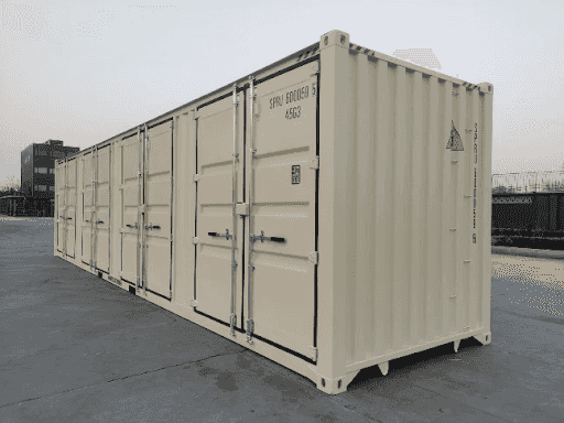 40ft High Cube Open Side Container & delivery