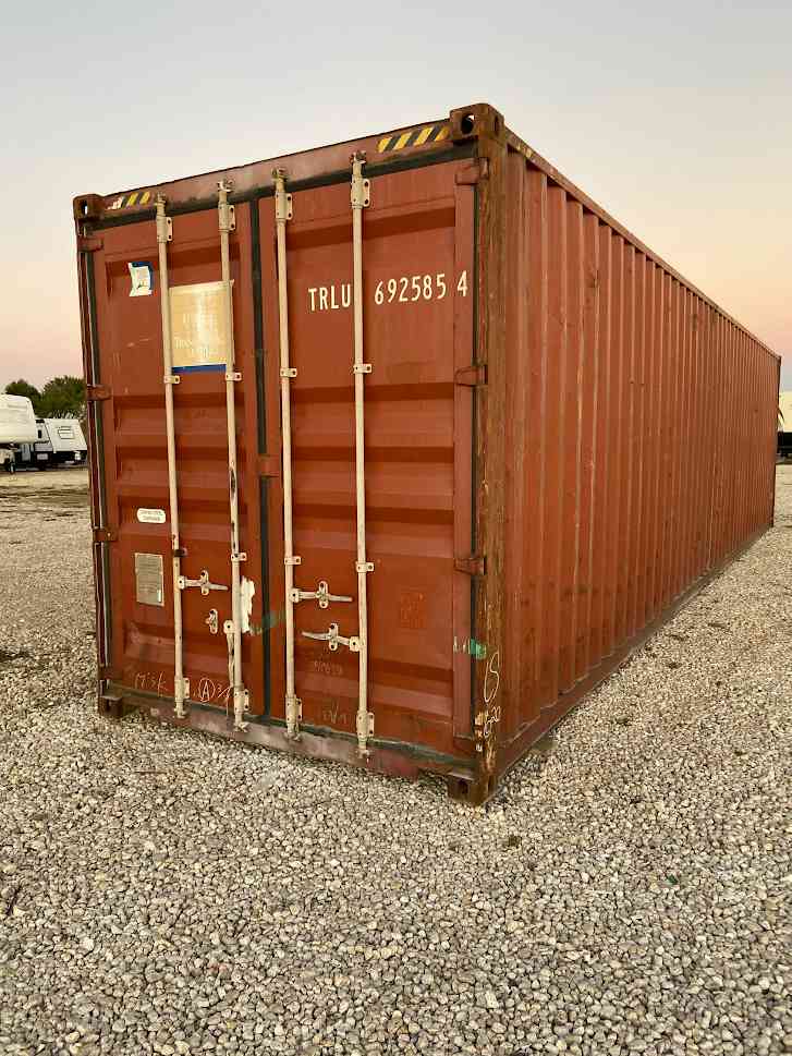 40ft High Cube Cargo Worthy Container & delivery